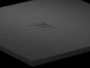Ravak Slate Pro öntött márvány zuhanytálca 80x80 cm, pala kőzet hatású felület / matt fekete XA034433010