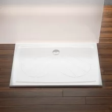   Ravak Gigant Pro zuhanytálca 100x90 cm csúszásgátló felülettel, fehér XA03A701010
