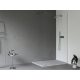 Ravak Slate Pro öntött márvány zuhanytálca 90x100 cm, pala kőzet hatású felület / smoke grey XA03A73O010