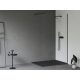 Ravak Slate Pro öntött márvány zuhanytálca 90x120 cm, pala kőzet hatású felület / matt fekete XA03G733010