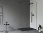 Ravak Slate Pro öntött márvány zuhanytálca 90x120 cm, pala kőzet hatású felület / matt fekete XA03G733010