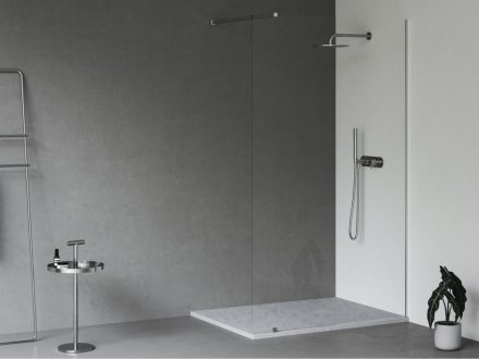 Ravak Slate Pro öntött márvány zuhanytálca 90x120 cm, pala kőzet hatású felület /smoke grey XA03G73O010