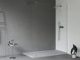 Ravak Slate Pro öntött márvány zuhanytálca 90x160 cm, pala kőzet hatású felület / smoke grey XA03S73O010