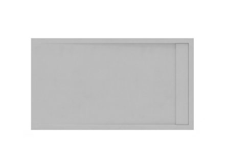 Ravak Sandstone Pro öntött márvány zuhanytálca 90x160 cm, poliuretán bevonattal /smoke grey XA03S74O010