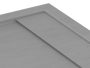 Ravak Sandstone Pro öntött márvány zuhanytálca 90x180 cm, poliuretán bevonattal / smoke grey XA03Y74O010