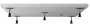 Ravak Gigant Pro Chrome 110x80 szögletes zuhanytálca (fehér) XA04D401010