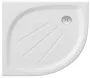 Ravak Elipso Pro 80 íves zuhanytálca (fehér) XA234401010