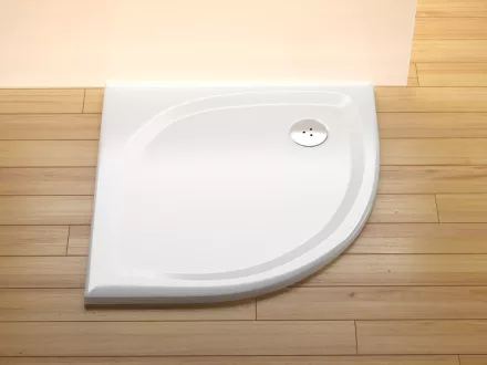 Ravak Elipso Pro 90 Flat zuhanytálca, fehér XA237711010