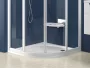 Ravak Elipso Pro 90 Flat zuhanytálca, fehér XA237711010