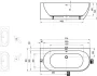 Ravak Freedom Corner balos akrilkád 170x80 cm, fehér XC00100041