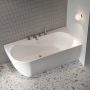 Ravak Freedom Corner balos akril kád 170x80 cm, fehér le-és túlfolyóval XC00100049