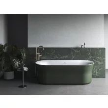   Ravak Ypsilon szabadonálló akrilkád 180x80 cm fehér le-és túlfolyóval, fehér/grey green XC00100052