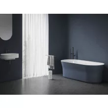   Ravak Ypsilon szabadonálló akrilkád 180x80 cm fehér le-és túlfolyóval, fehér/deepsea blue XC00100071