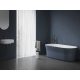 Ravak Ypsilon szabadonálló akrilkád 180x80 cm fehér le-és túlfolyóval, fehér/deepsea blue XC00100071