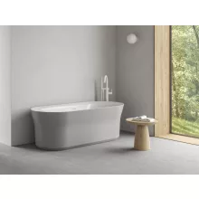   Ravak Ypsilon szabadonálló akrilkád 180x80 cm fehér le-és túlfolyóval, fehér/smoke grey XC00100078