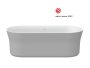 Ravak Ypsilon szabadonálló akrilkád 180x80 cm fehér le-és túlfolyóval, fehér/smoke grey XC00100078