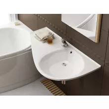   Ravak Avocado Comfort balos mosdó, túlfolyóval és csapfurattal, fehér XJ9L1100000