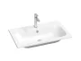 Ravak Chrome Slim mosdó 80x49 cm nyitott csaplyukkal,  fehér XJG01180001