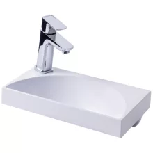 Ravak Rainbow Mini balos kézmosó 40x22 cm túlfolyó nélkül fehér színben