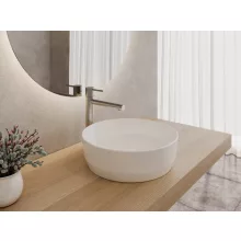 Ravak Zeta 40 Slim pultra tehető kerámia mosdótál 40x12 cm csaplyuk és túlfolyó nélkül, fehér kivitelben.