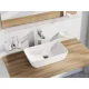 Ravak Uni 500 R Slim pultra tehető mosdó 50x31 cm, túlfolyó nélkül, fehér XJX01150001