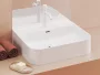 Ravak Ceramic Slim Wall R mosdó 55 csaplyukkal és túlfolyóval, fehér XJX01155000