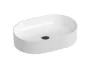 Ravak Ceramic 550 Slim O kerámia mosdó túlfolyó és csapfurat nélkül, fehér XJX01155001