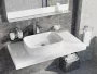 Ravak Ceramic 550 Slim R kerámia mosdó túlfolyó és csapfurat nélkül, fehér XJX01155002