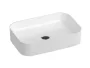 Ravak Ceramic 550 Slim R kerámia mosdó túlfolyó és csapfurat nélkül, fehér XJX01155002