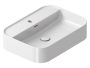 Ravak Ceramic Slim Shelf R kerámiamosdó 55x40 cm, túlfolyóval és csapfurattal, fehér XJX01155005
