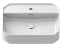 Ravak Ceramic Slim Shelf R kerámiamosdó 55x40 cm, túlfolyóval és csapfurattal, fehér XJX01155005