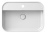 Ravak Ceramic Slim Shelf R kerámiamosdó 55x40 cm, túlfolyóval és csapfurattal, fehér XJX01155005