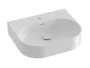 Ravak Ceramic Slim Wall O kerámia mosdó csaplyukkal és túlfolyóval 54x44 cm, fehér XJX01155008