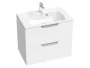 Ravak Classic Slim beépíthető műmárvány mosdó 70x45 cm, fehér XJX01170001