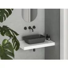   Ravak Uni 500 R Slim pultra tehető mosdó 50x31 cm, antracit XJX03150001