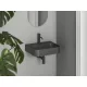 Ravak Ceramic Slim Wall R mosdó 55 csaplyukkal és túlfolyóval, antracit XJX03155005