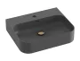 Ravak Ceramic Slim Wall R mosdó 55 csaplyukkal és túlfolyóval, antracit XJX03155005