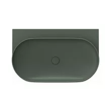   Ravak Yard 800 kerámia mosdó túlfolyó és csapfurat nélkül, grey green XJX08080000