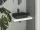 Ravak Ceramic Slim Shelf R kerámiamosdó 55x40 cm, túlfolyóval és csapfurattal, matt fekete XJX0D155004
