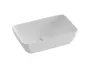 Ravak Uni 500 R Slim pultra tehető mosdó 50x31 cm, túlfolyó nélkül, matt fehér XJX0E150000