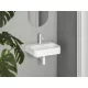 Ravak Ceramic Slim Wall R mosdó 55 csaplyukkal és túlfolyóval, matt fehér XJX0E155006