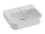 Ravak Ceramic Slim Wall R mosdó 55 csaplyukkal és túlfolyóval, matt fehér XJX0E155006