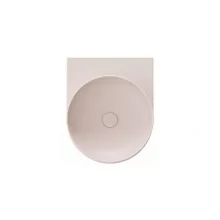   Ravak Yard 400 kerámia mosdó, túlfolyó és csapfurat nélkül, alabaster pink XJX0G040000