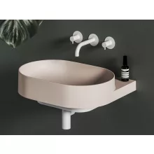   Ravak Yard 600 kerámia mosdó, túlfolyó és csapfurat nélkül, alabaster pink XJX0G060000