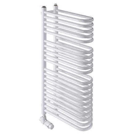 Radeco Dino térelválasztó törülközőszárító radiátor 150x490 mm, fehér A1/D