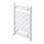 Radeco Sonia E íves törülközőszárító radiátor 650x838 mm, fehér A3-600/SLE