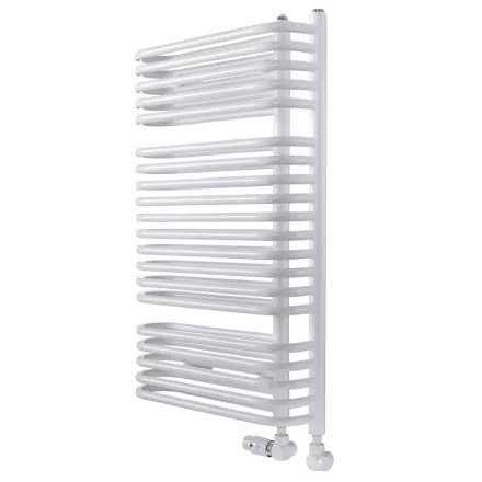 Radeco Gaia törülközőszárító radiátor 500x1060 mm, fehér A4/G