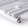 Radeco Sara E egyenes törülközőszárító radiátor 550x1636 mm, fehér A7-500/SPE
