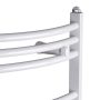 Radeco Adamo íves fürdőszobai csőradiátor 550x490 mm, fehér AD1-500/L