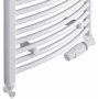 Radeco Adamo fürdőszobai csőradiátor 650x1060 mm, íves AD4-600/L